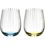 thumbnail: Riedel Tumbler Glas optical Happy O - Ribbel - 337 ml - 4 stuks