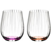 thumbnail: Riedel Tumbler Glas optical Happy O - Ribbel - 337 ml - 4 stuks