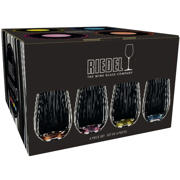 thumbnail: Riedel Tumbler Glas optical Happy O - Ribbel - 337 ml - 4 stuks