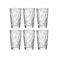 Bormioli Rocco Longdrinkglazen Diamond - Transparant - 470 ml - 6 stuks