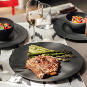 thumbnail: Villeroy & Boch Dinerbord Manufacture Rock - Zwart - ø 25 cm