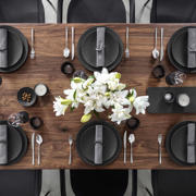 thumbnail: Villeroy & Boch Dinerbord Manufacture Rock - Zwart - ø 25 cm