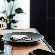 thumbnail: Villeroy & Boch Dinerbord Manufacture Rock - Zwart - ø 25 cm