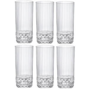 Longdrinkglazen America 20's - 490 ml - 6 stuks