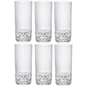 Longdrinkglazen America 20's - 490 ml - 6 stuks