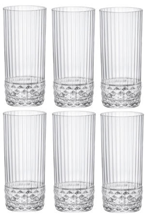 Longdrinkglazen America 20's - 490 ml - 6 stuks