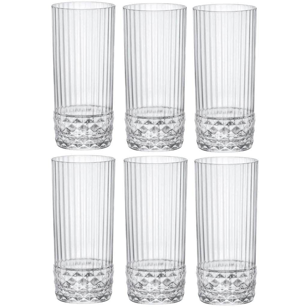 Bormioli Rocco Longdrinkglazen America 20's - 490 ml - 6 stuks