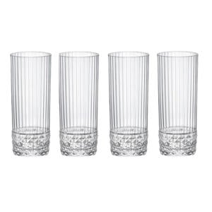 Longdrinkglazen America 20's - 400 ml - 4 stuks