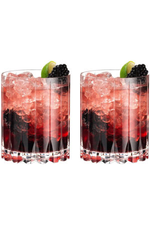 Whiskey Glazen Double Rocks - 370 ml - 2 stuks