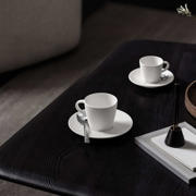thumbnail: Villeroy & Boch Koffieschotel Manufacture Rock - Wit - ø 15.5 cm
