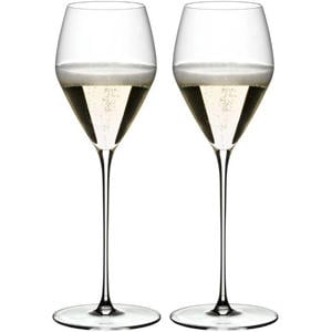 Champagneglazen - Flutes - Veloce - 327 ml - 2 stuks