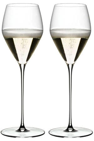 Champagneglazen - Flutes - Veloce - 327 ml - 2 stuks