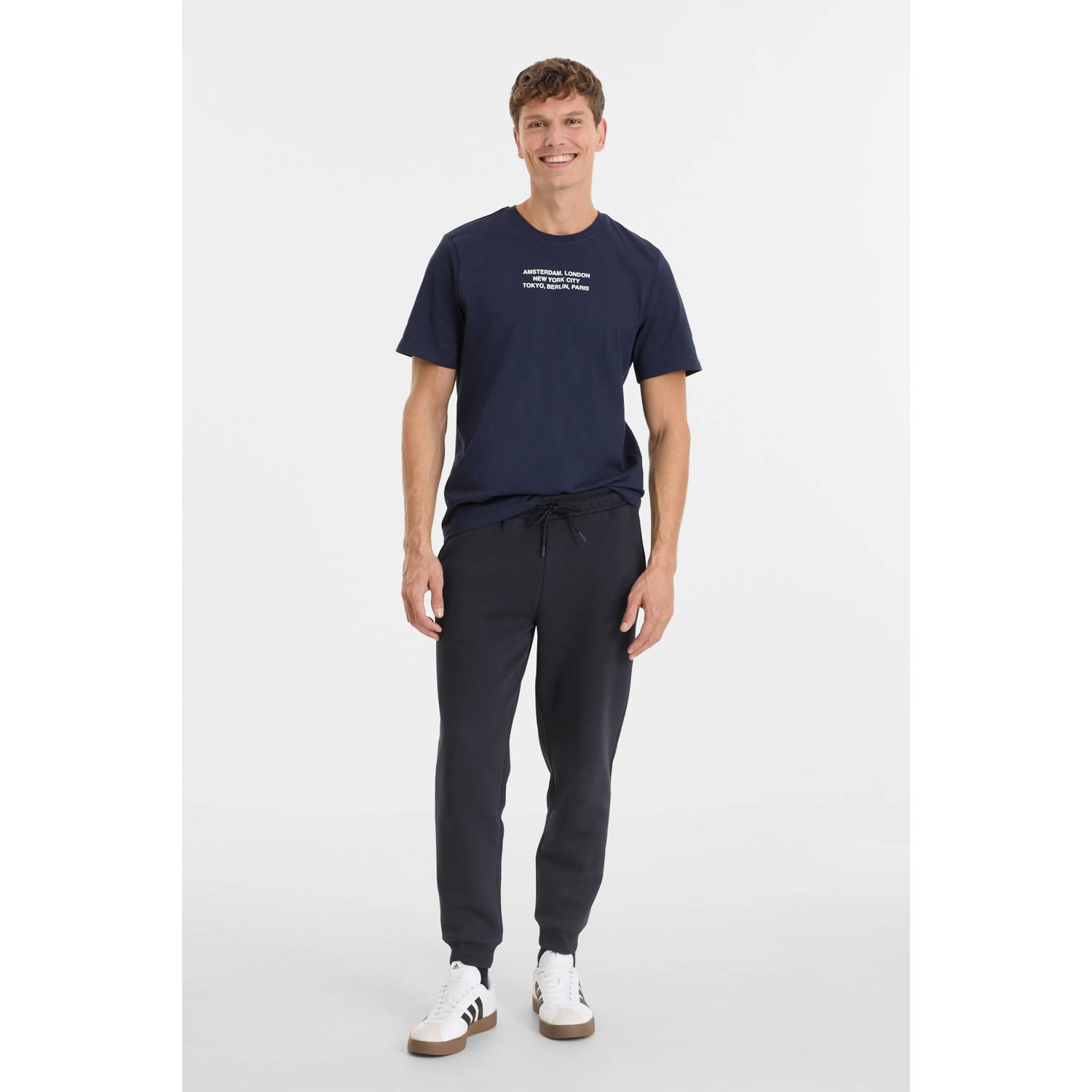 Anytime joggingbroek donkerblauw