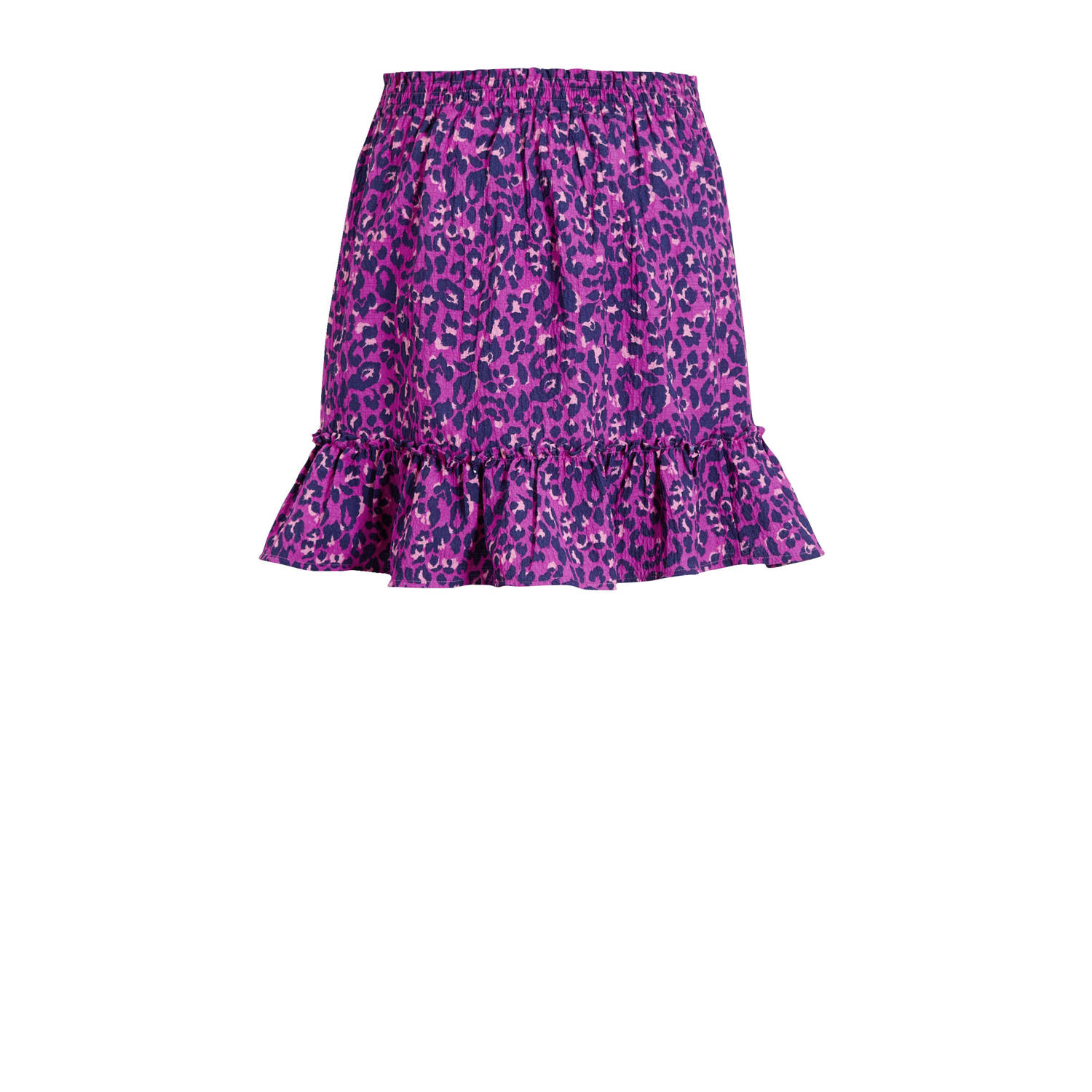 Orange Stars rok Riv panterprint fuchsia