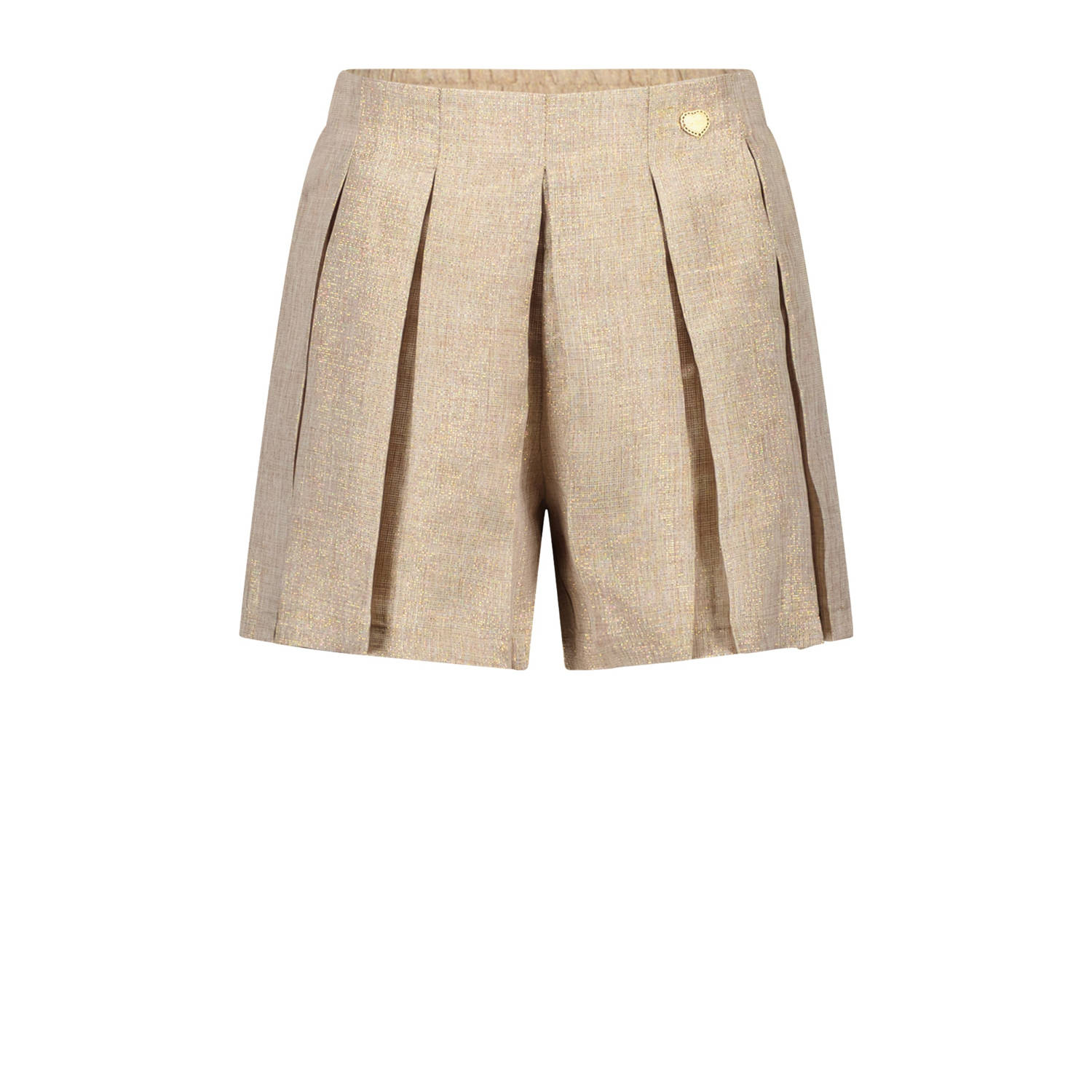Le Chic regular fit casual short DANZIG beigegoud
