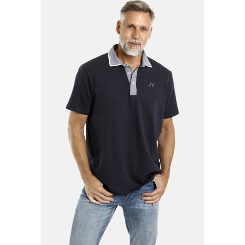 Jan Vanderstorm polo DANHY Plus Size donkerblauw afbeelding
