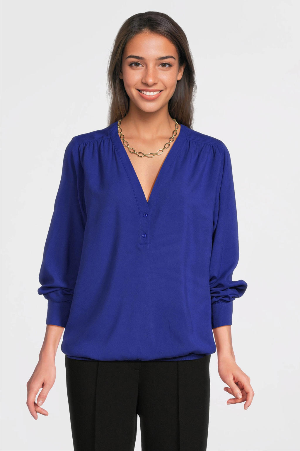 Imagine longsleeve blouse blauw