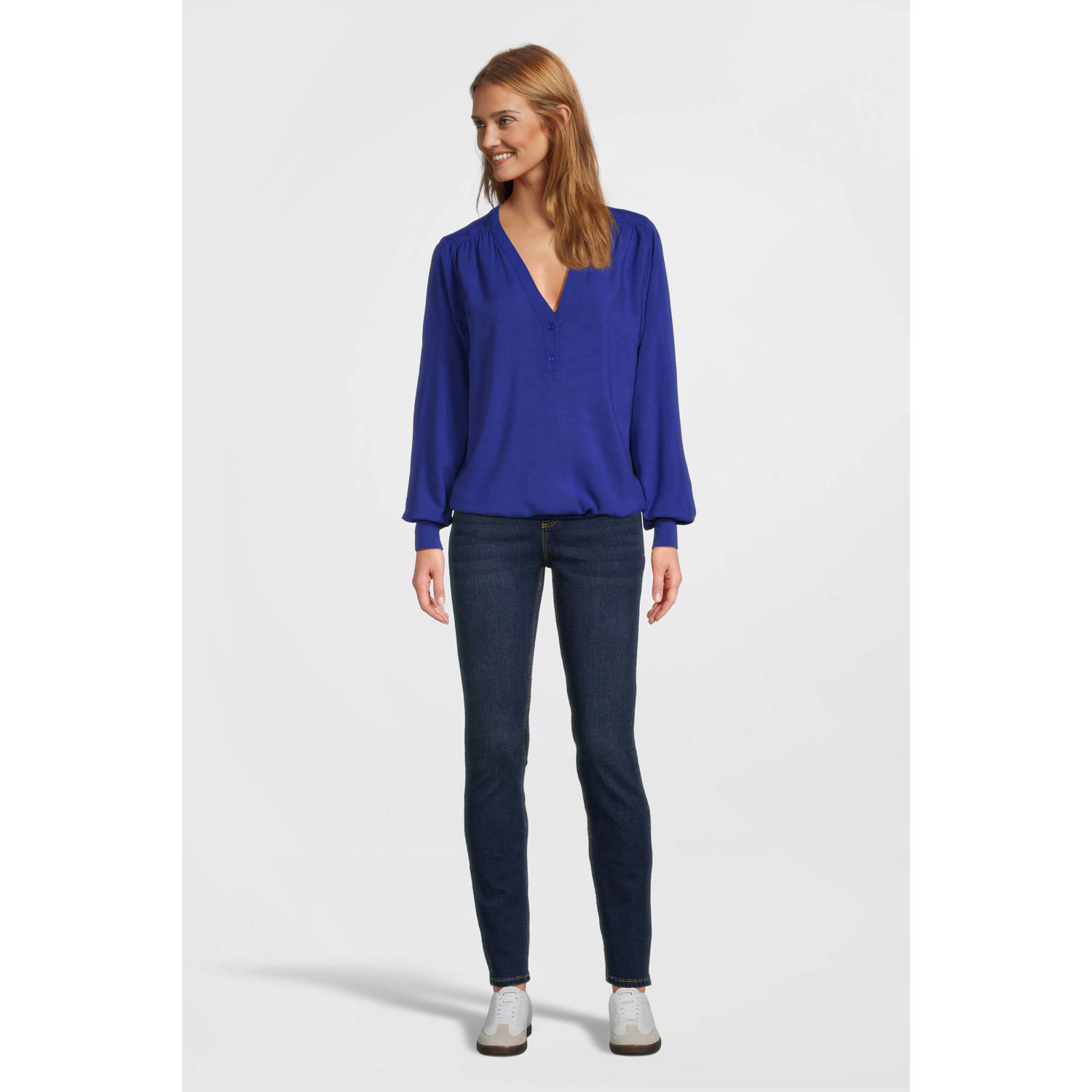 Imagine longsleeve blouse blauw
