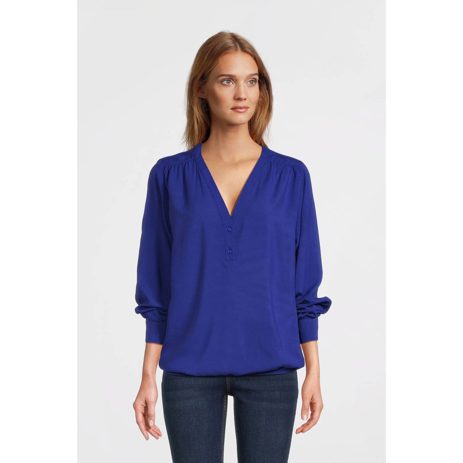 Imagine longsleeve blouse blauw