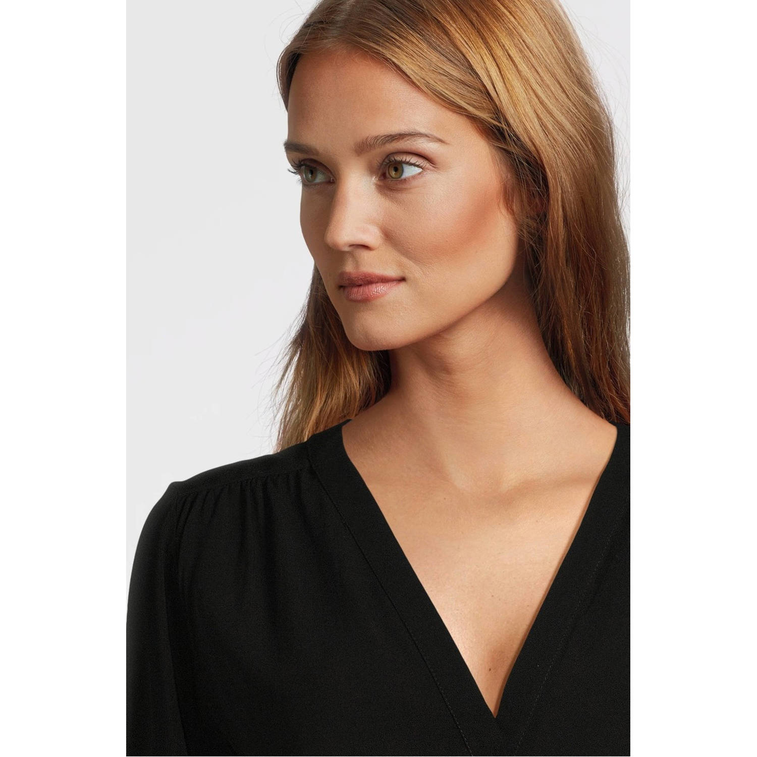Imagine longsleeve blouse zwart