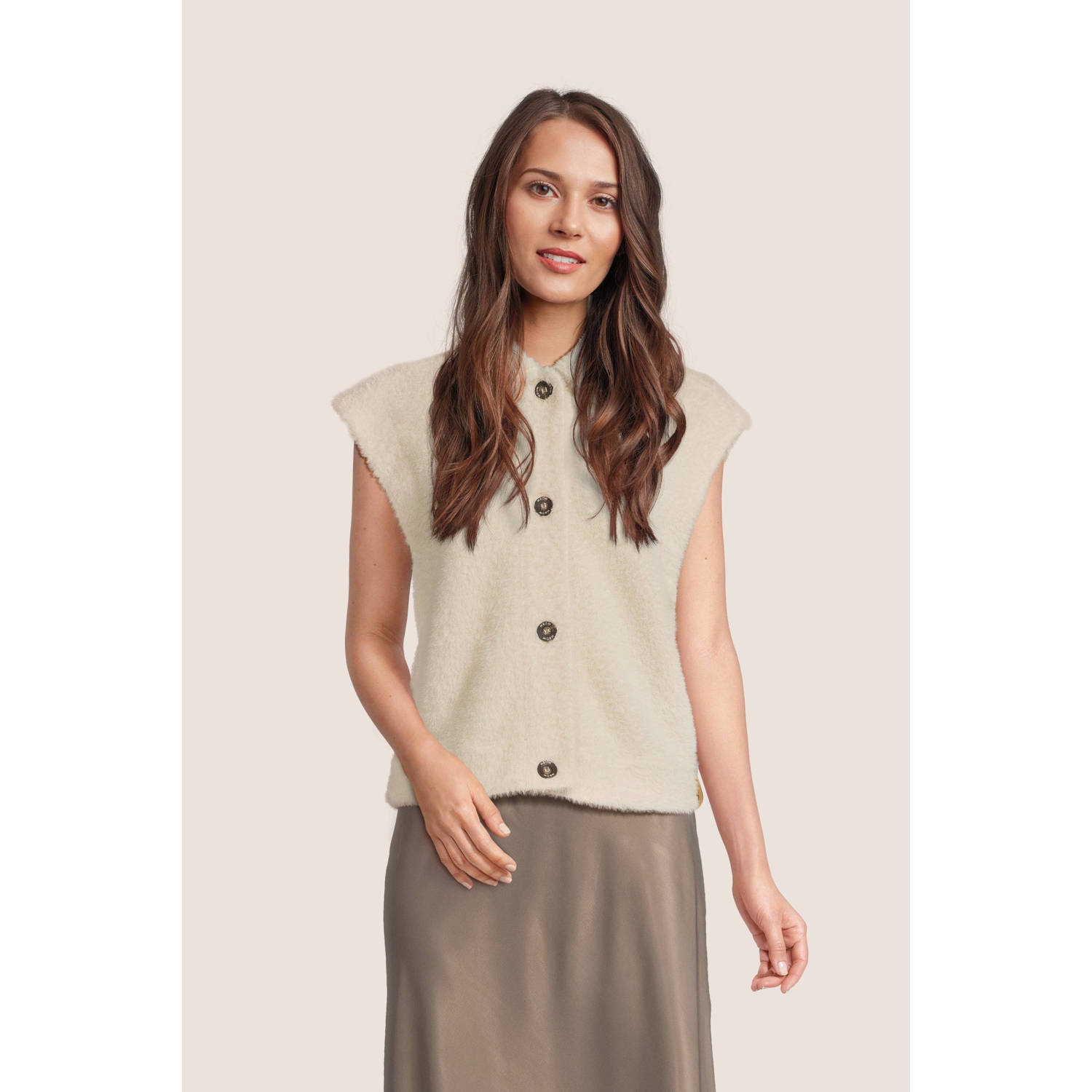 Moscow gilet crème