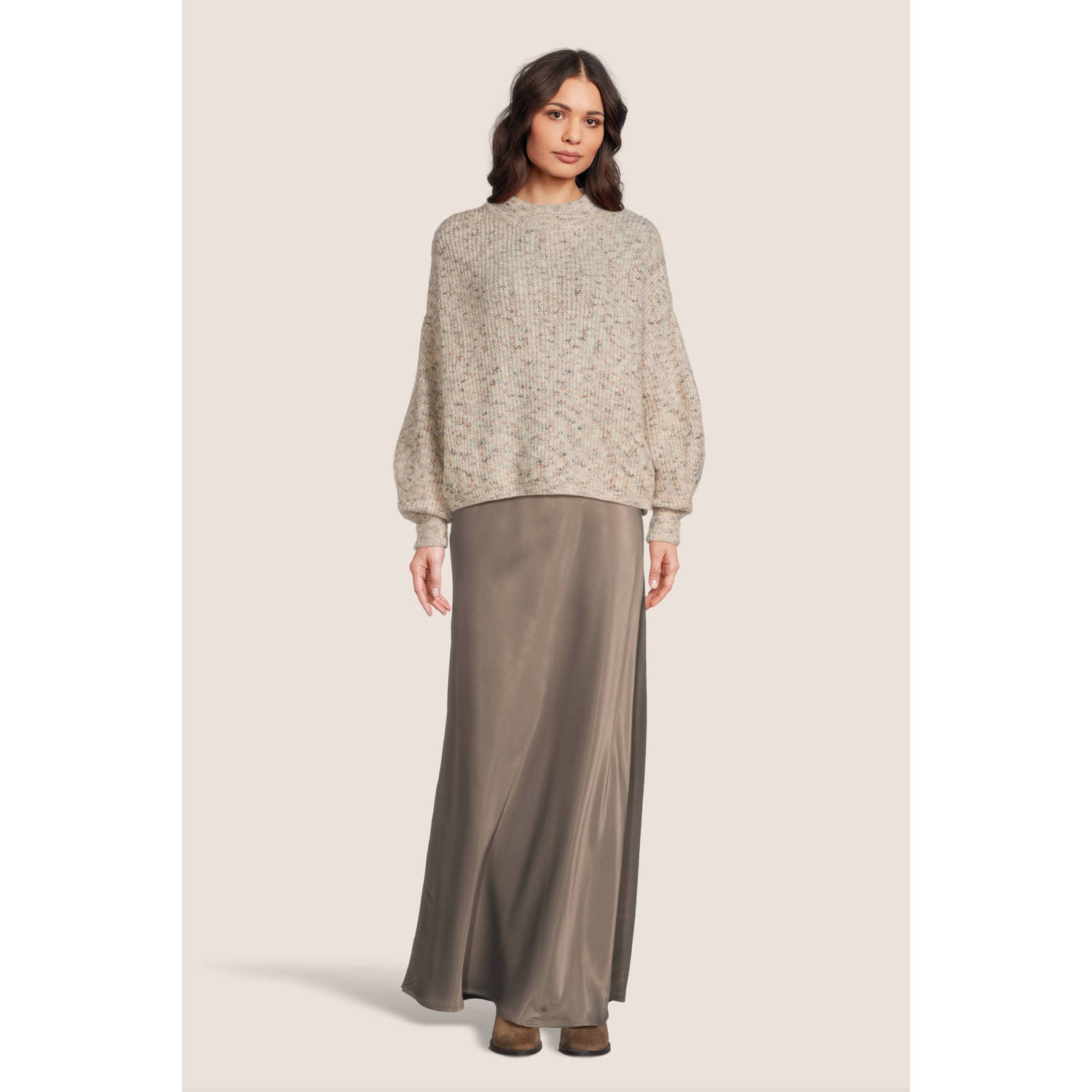 Moscow gebreide trui beige
