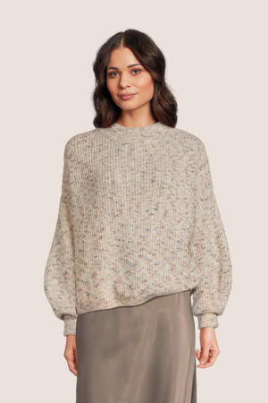 gebreide trui beige