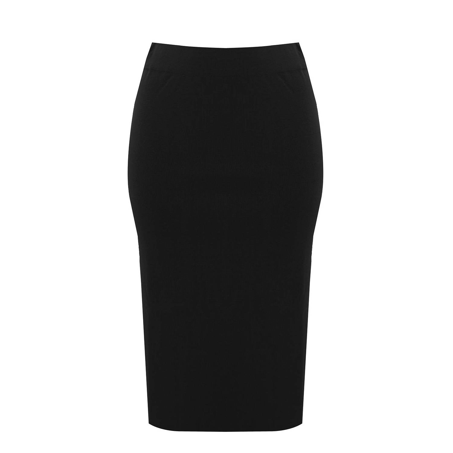 Mat Fashion midi rok zwart