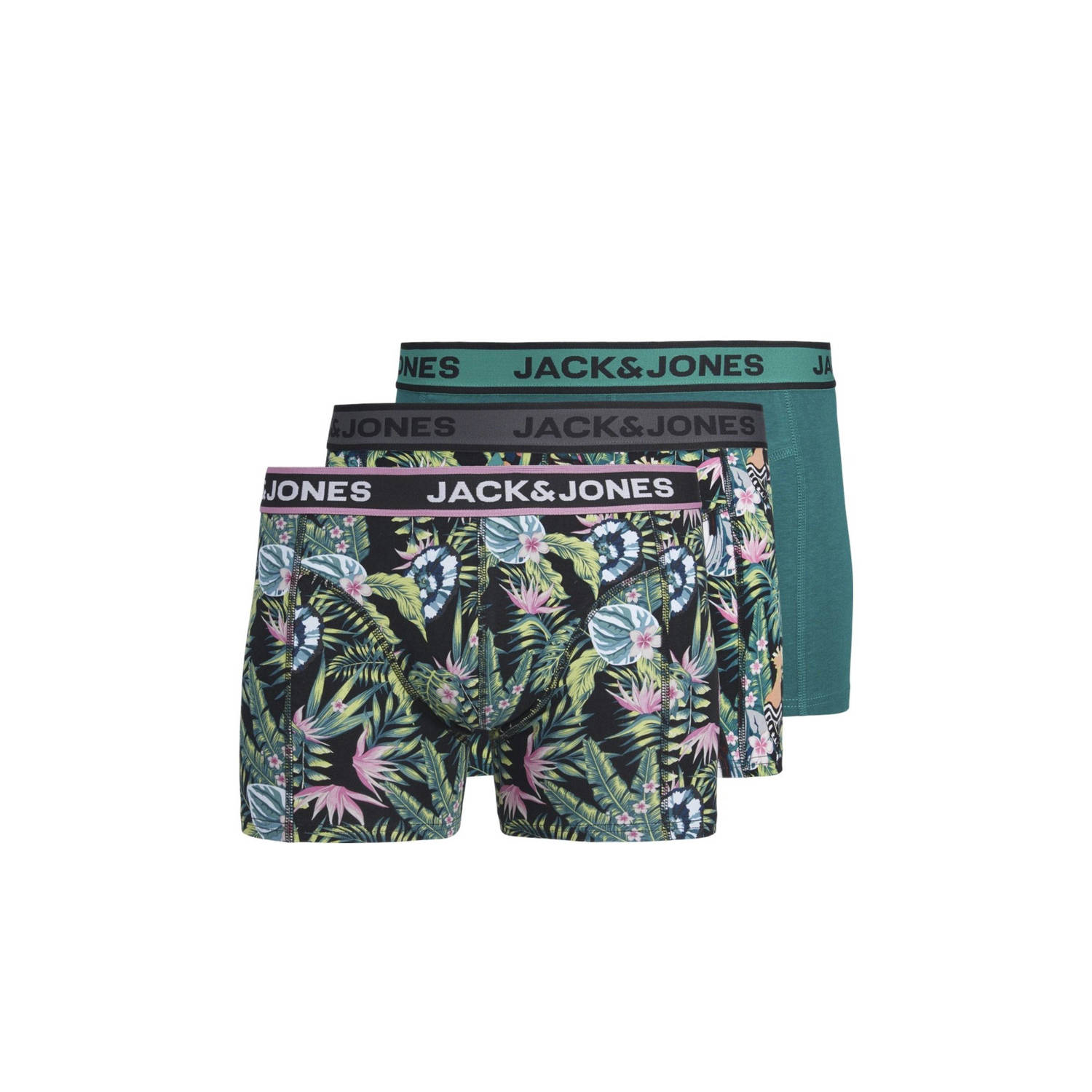 JACK & JONES PLUS SIZE boxershort JACDREW (set van 3)