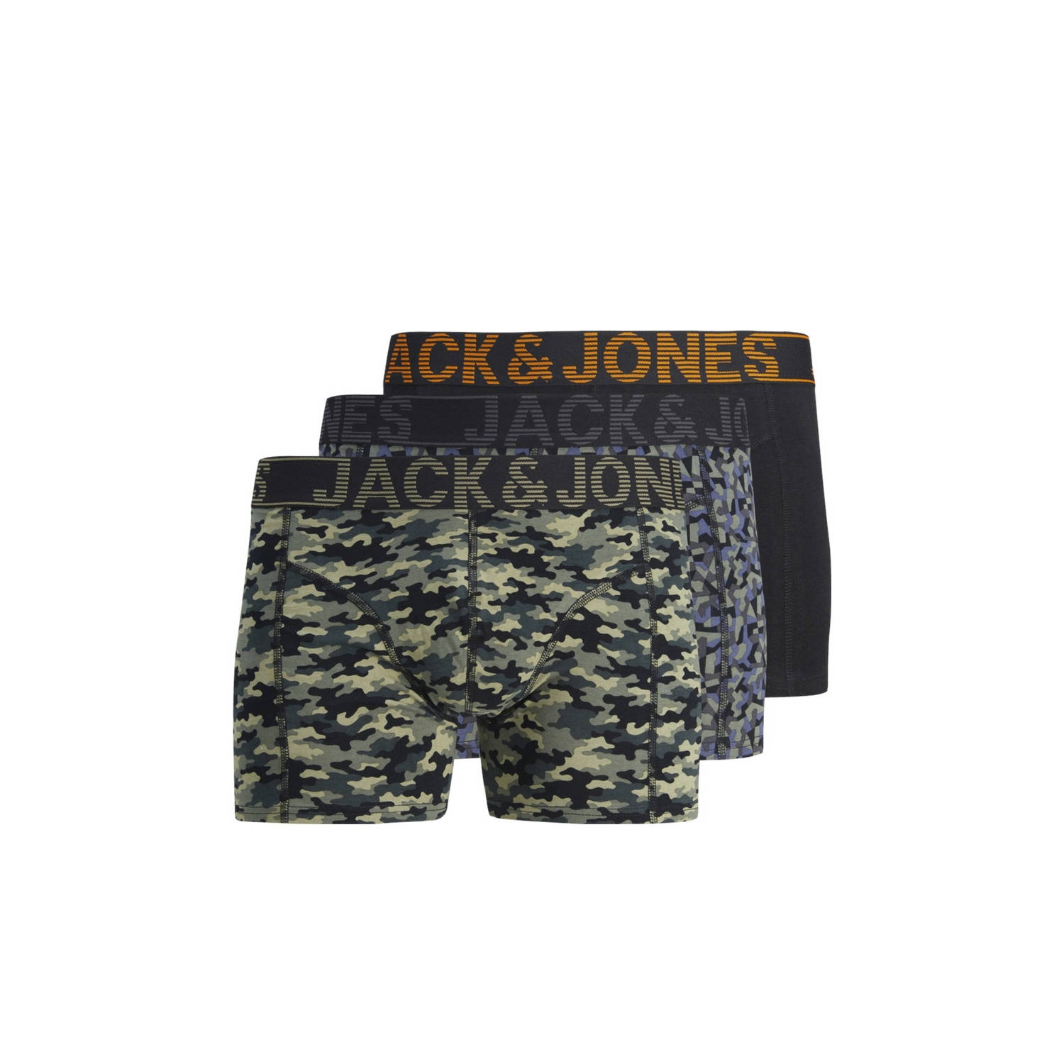 JACK & JONES PLUS SIZE boxershort JACDANNY (set van 3)