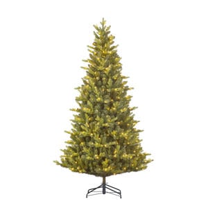 verlichte kerstboom Atmore (h230xø142 cm)