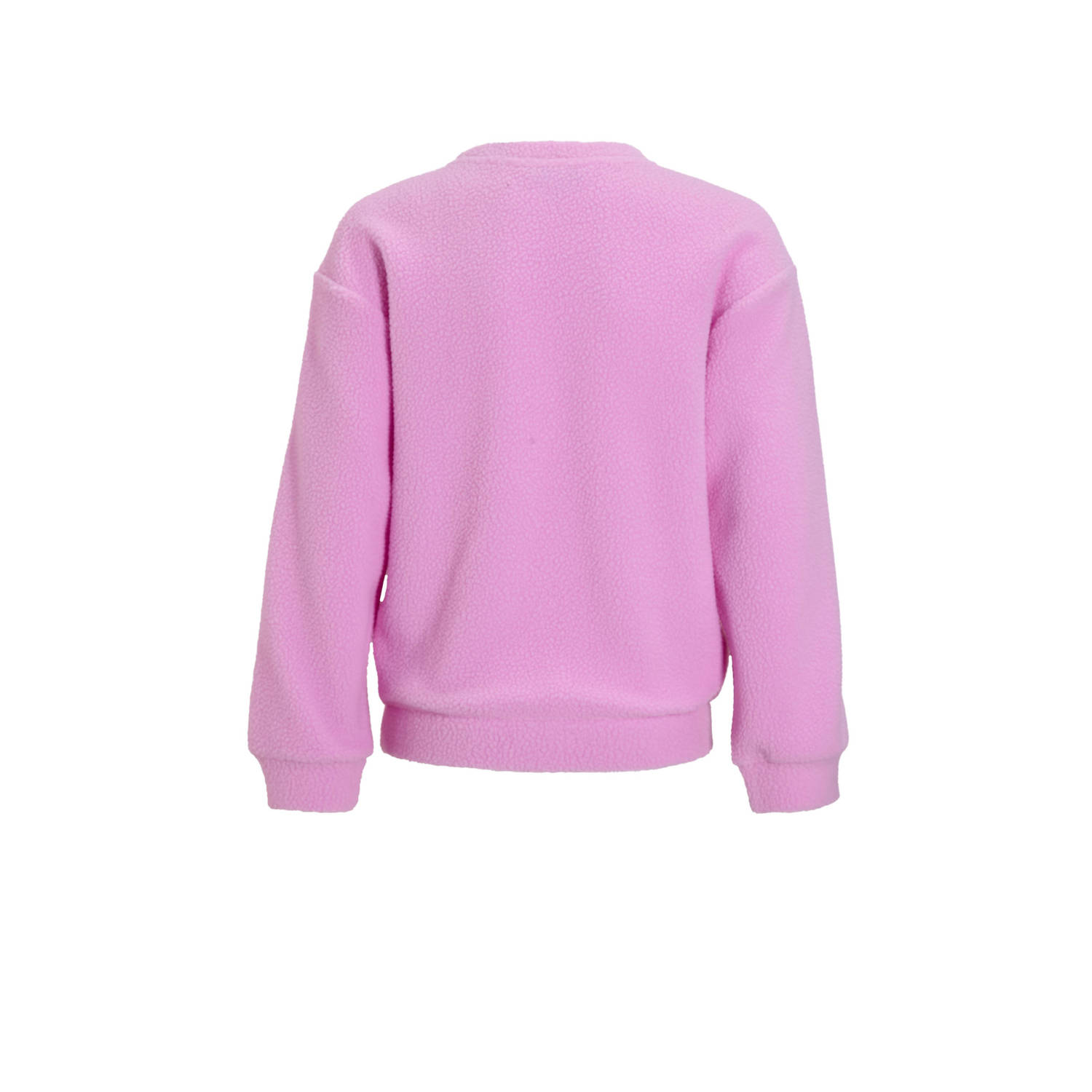 anytime teddy fleece trui roze