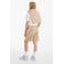 Anytime teddy fleece short beige