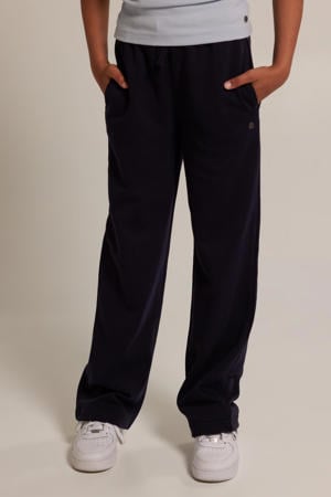 gemêleerde wide leg joggingbroek