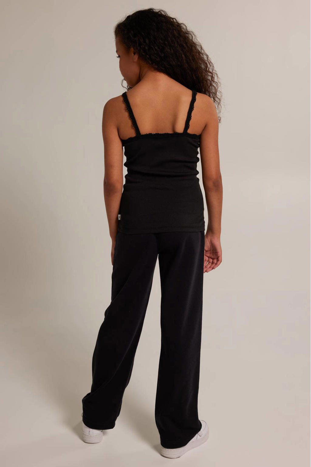 America Today gemêleerde wide leg joggingbroek