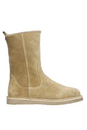 Vivian 2 suède enkelboots beige