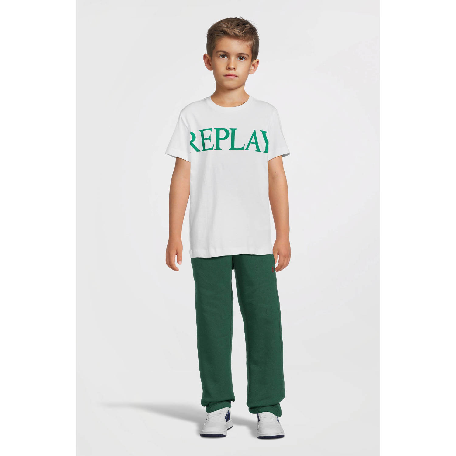 REPLAY joggingbroek groen