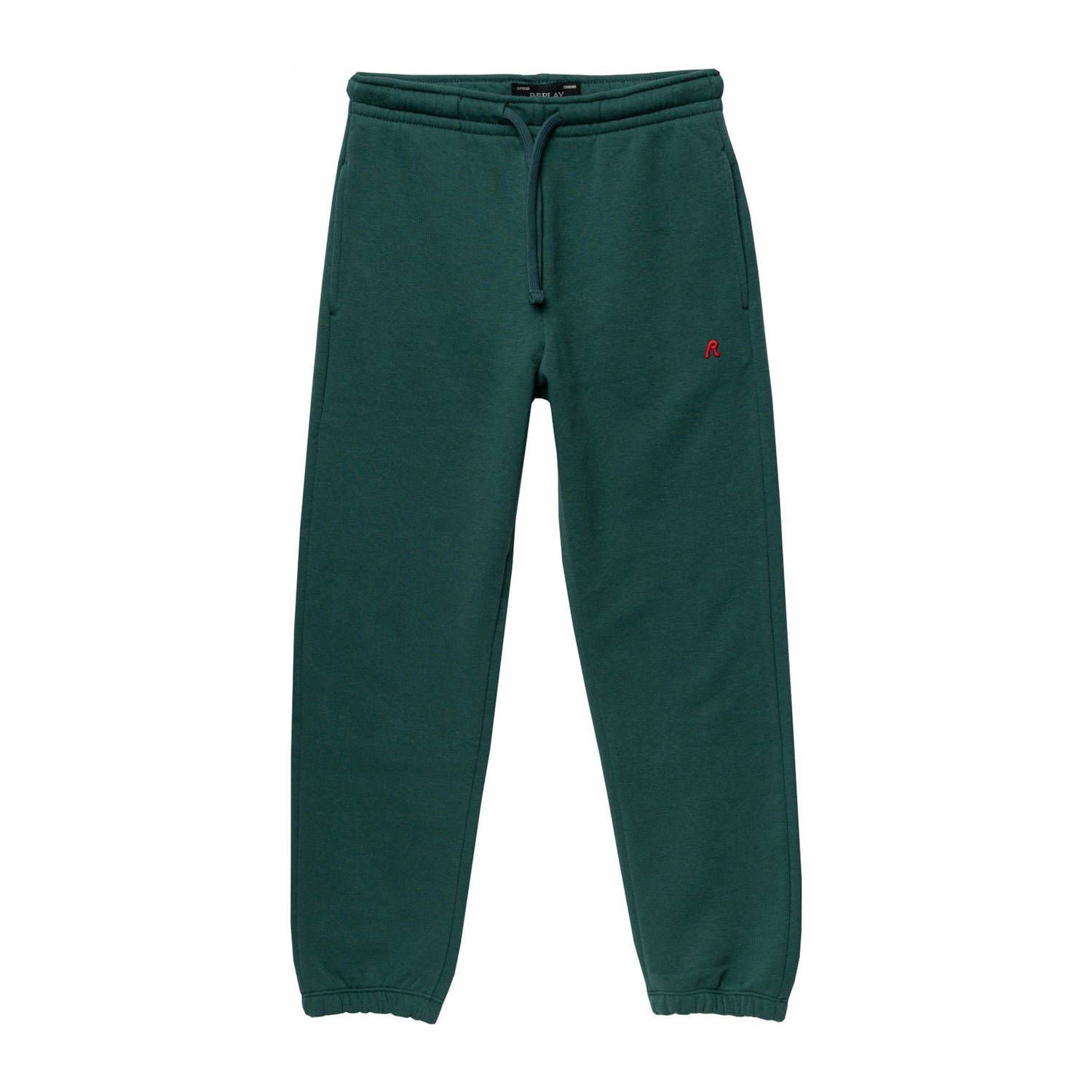 Replay joggingbroek groen Jongens Katoen Effen 128