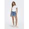 ONLY regular fit denim short ONLGIANNA medium blue denim