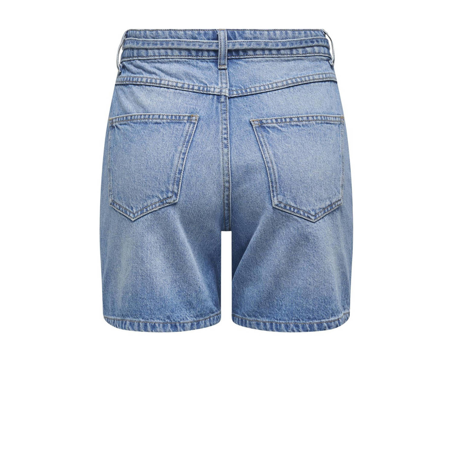 ONLY regular fit denim short ONLGIANNA medium blue denim
