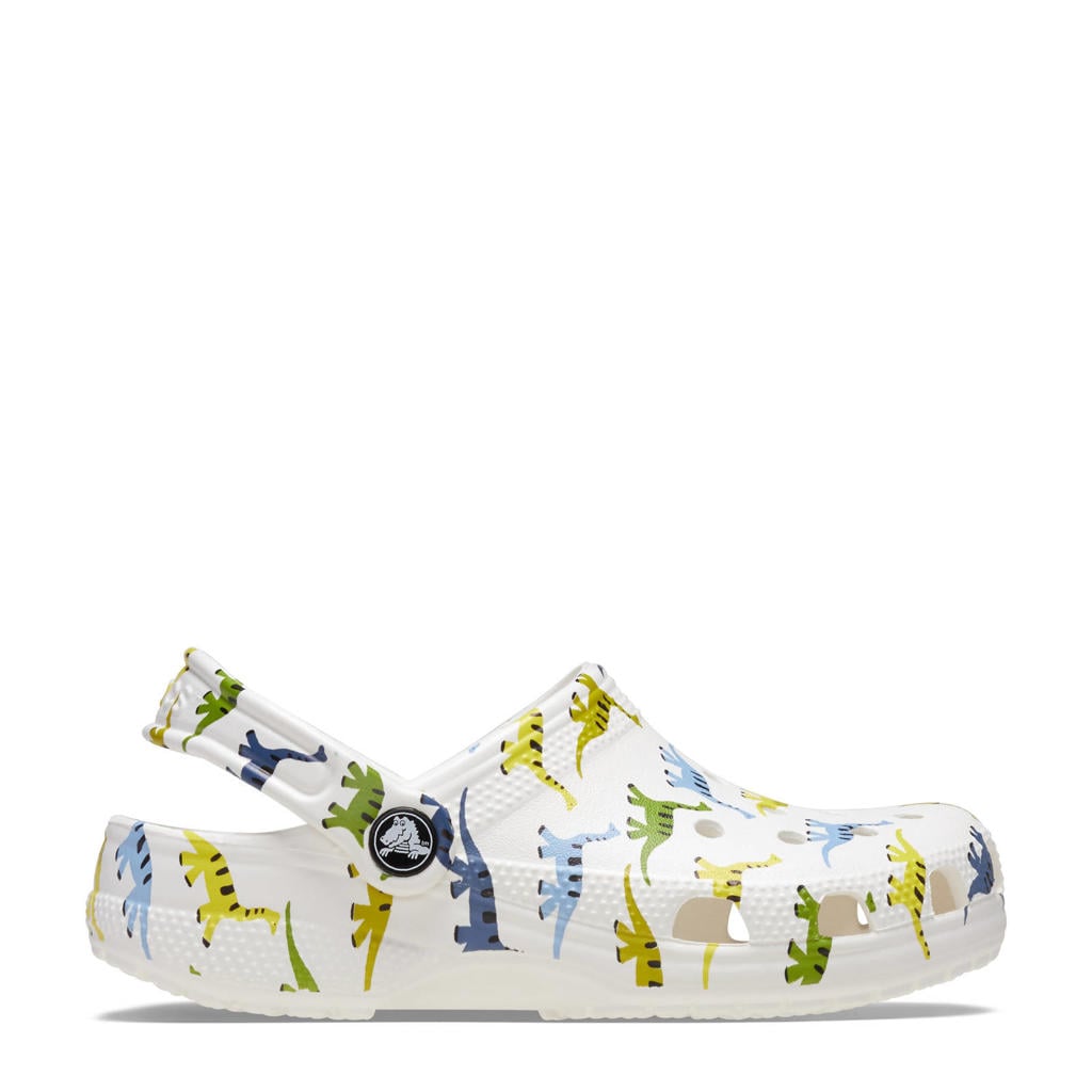 Wit en multikleurige jongens Crocs clogs van 100% thermoplastic