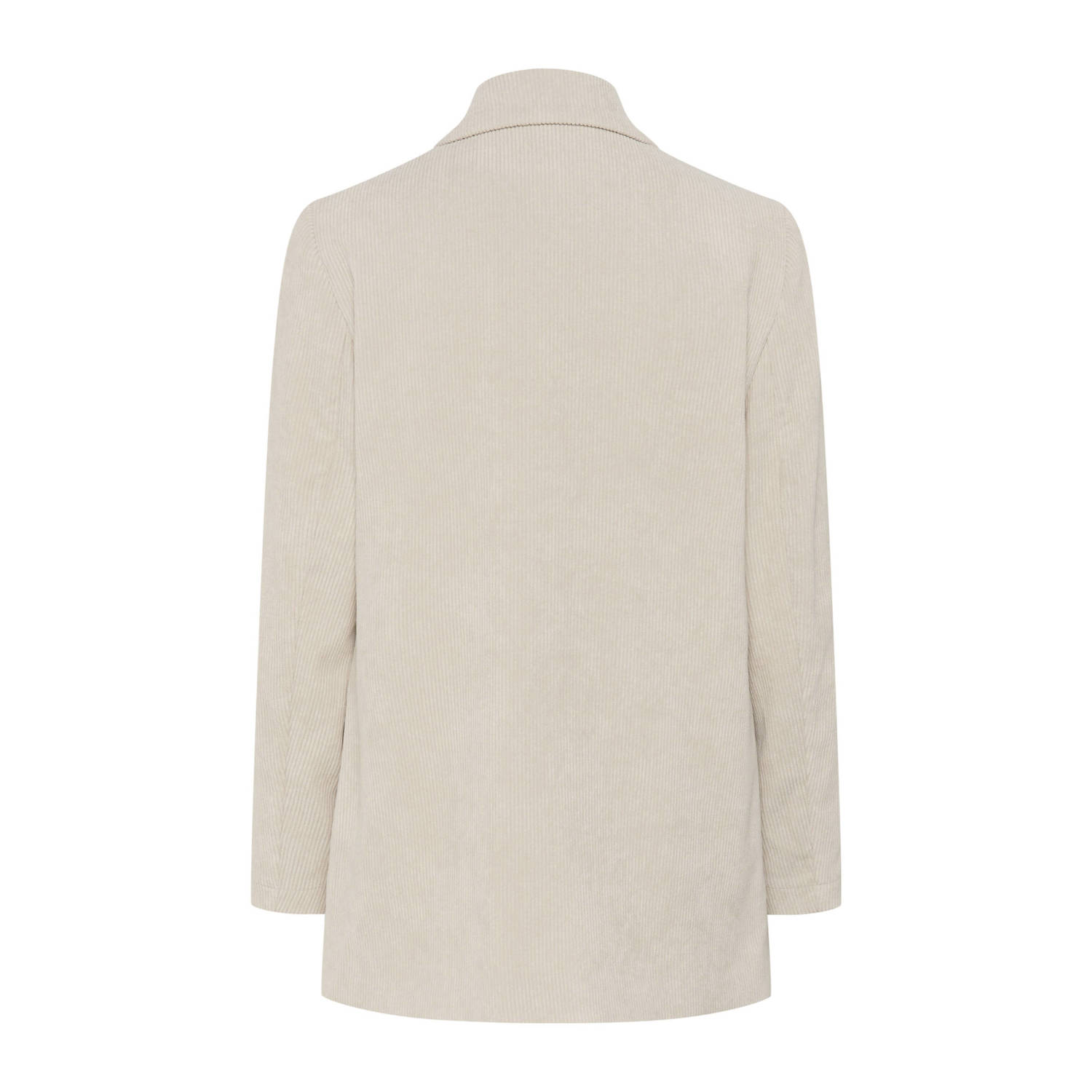 Cream corduroy blazer ecru