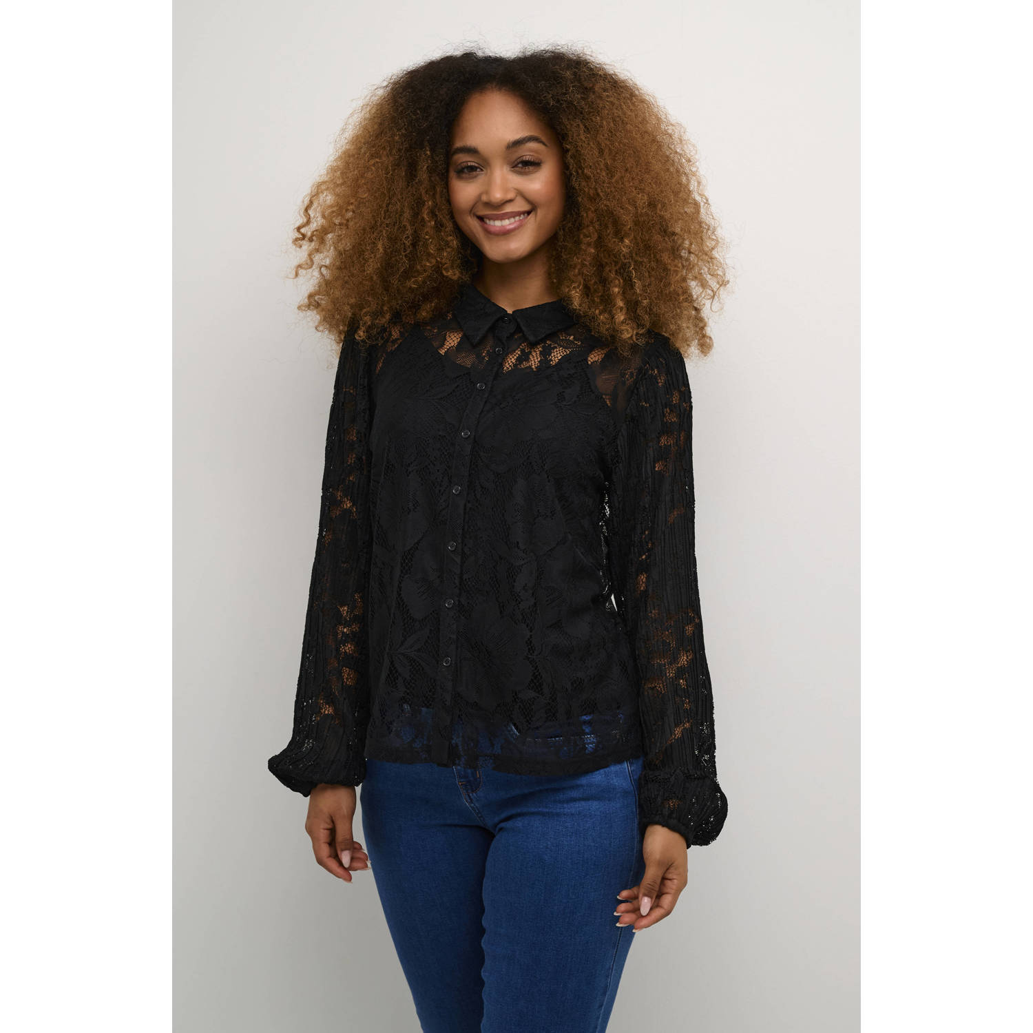 Cream blouse