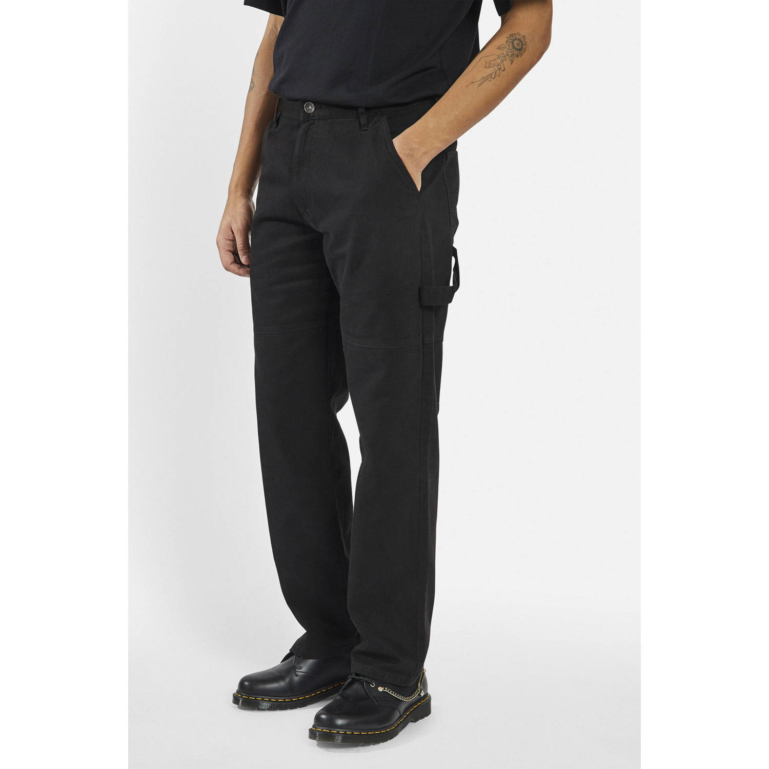 Redefined Rebel loose fit cargo broek RRWorker zwart