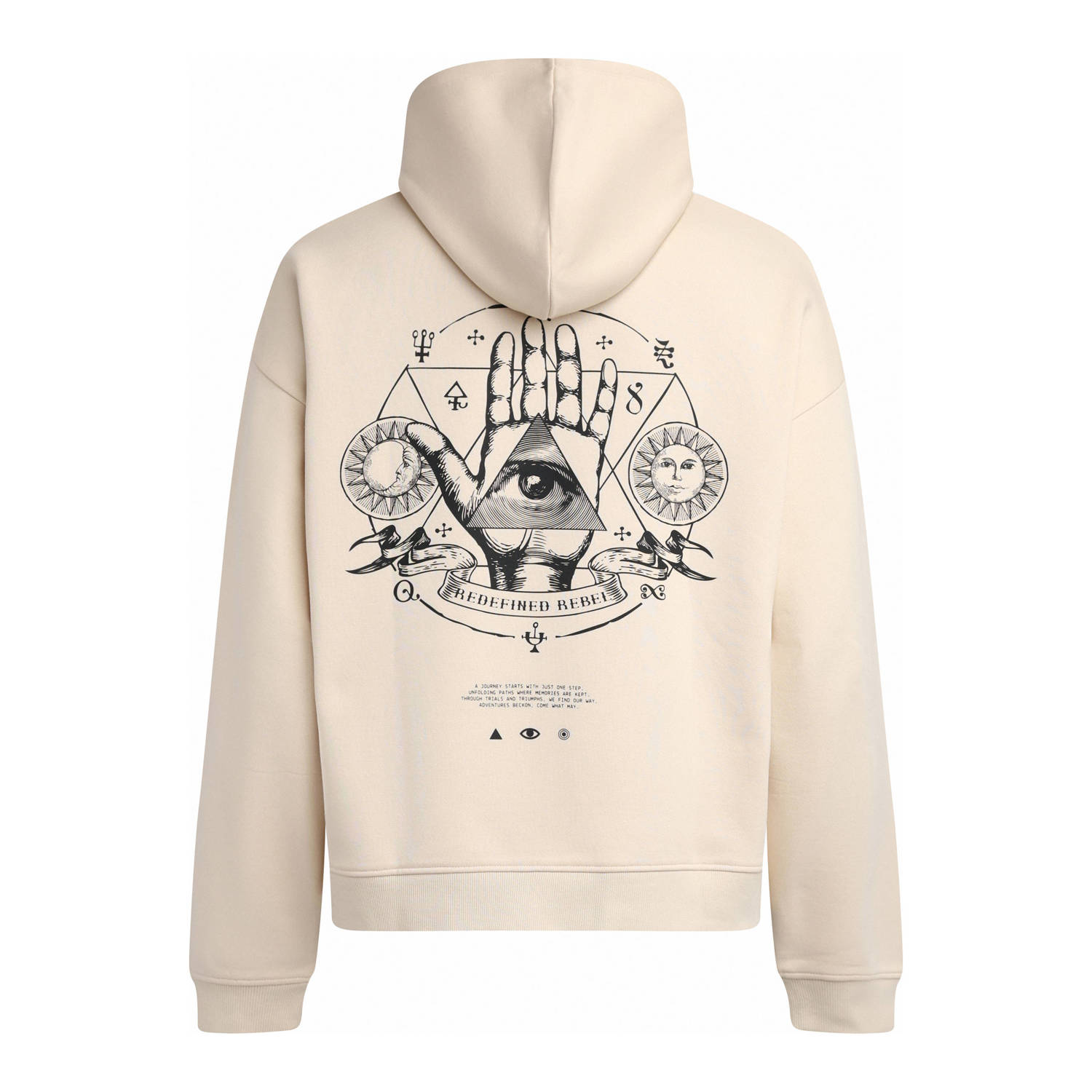 Redefined Rebel hoodie ecru