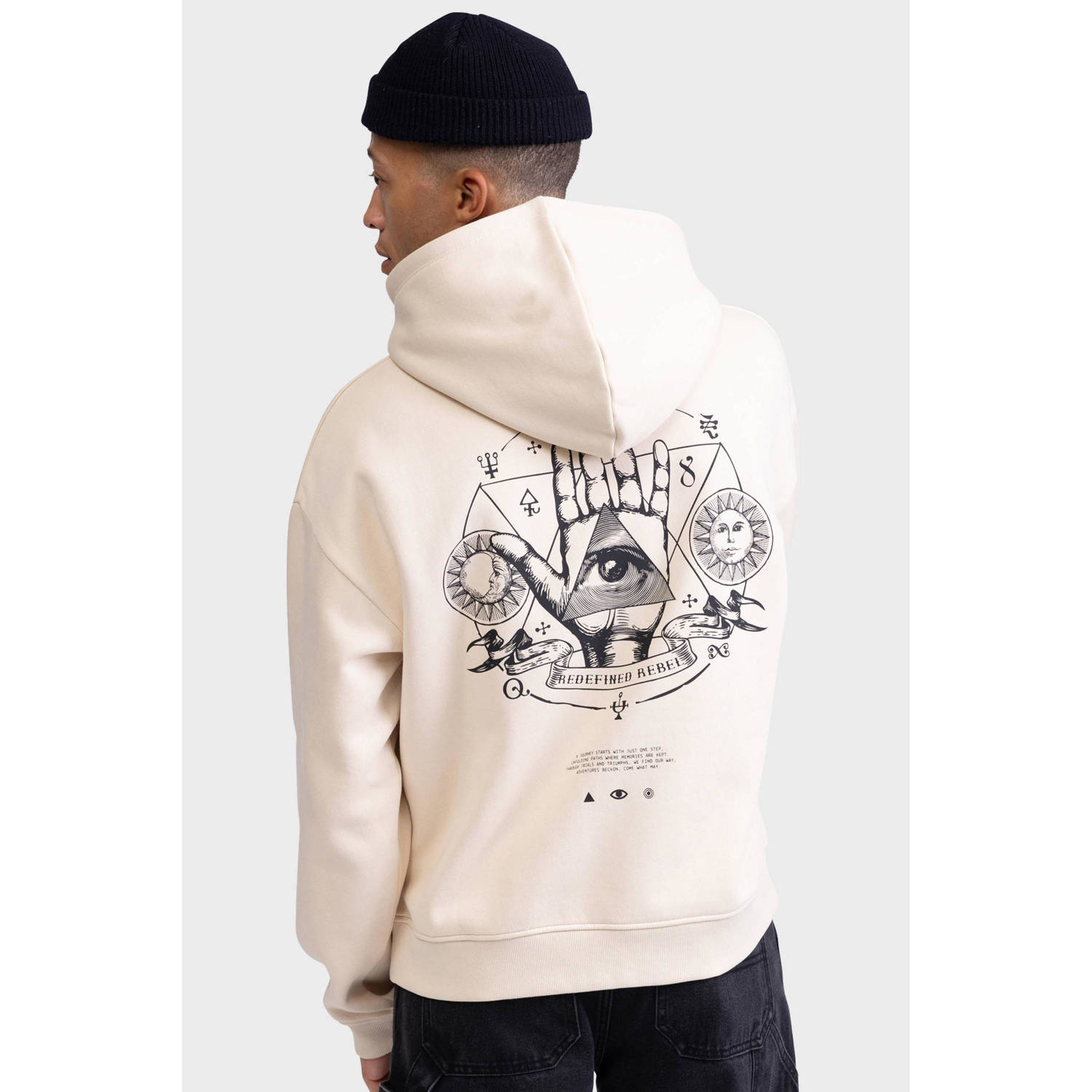 Redefined Rebel hoodie ecru