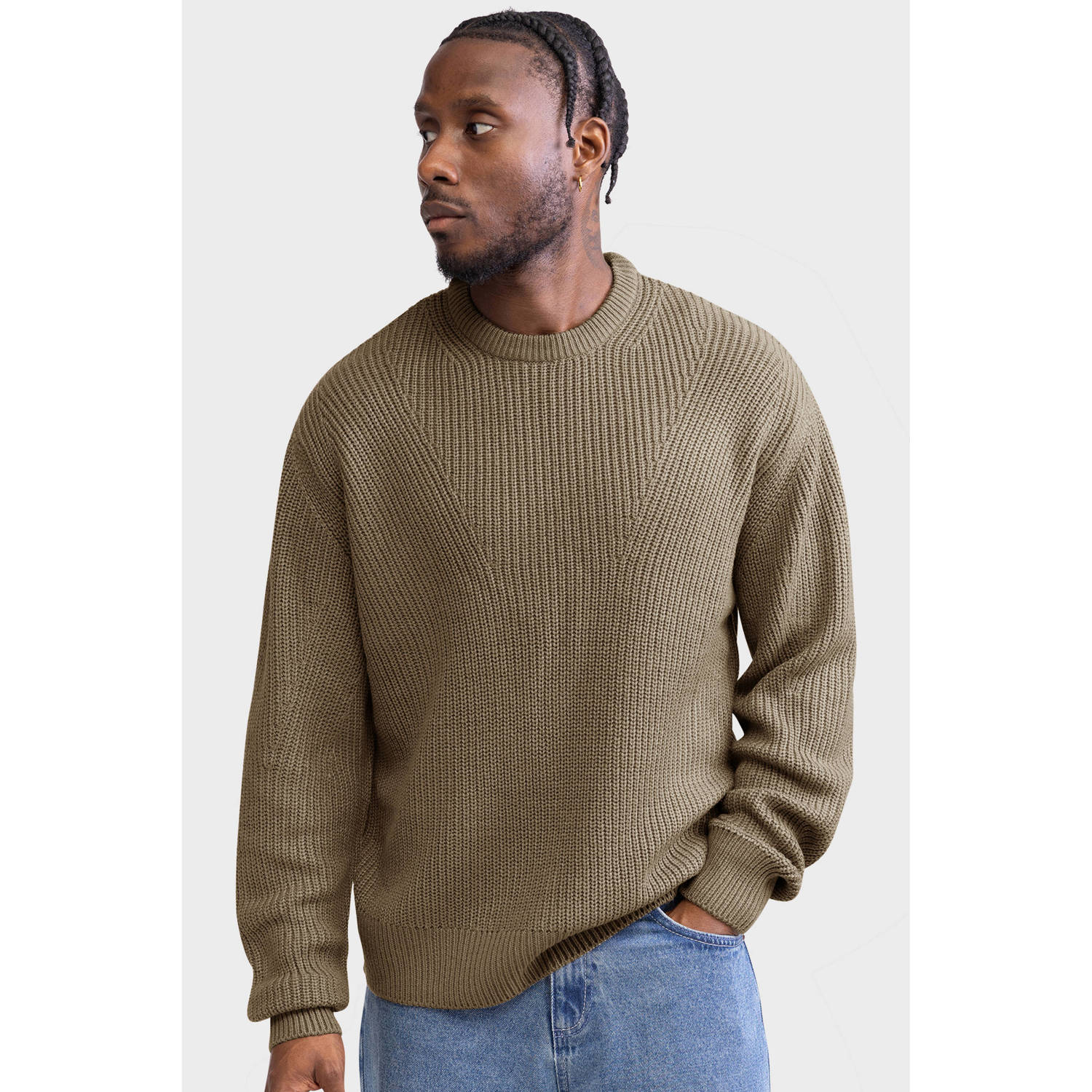 Redefined Rebel gebreide trui beige
