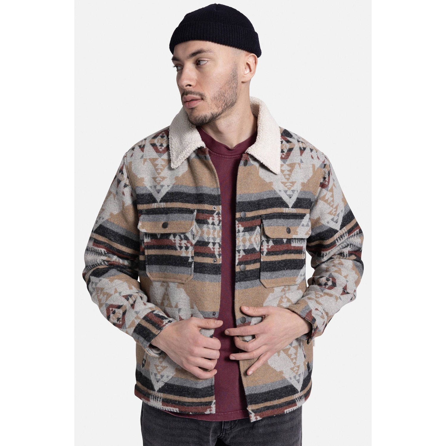Redefined Rebel teddy jas lichtbruin