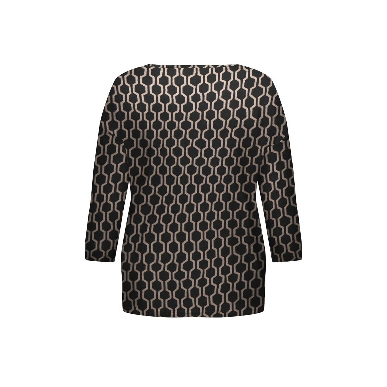 ONLY CARMAKOMA geweven top CARALBA met all over print