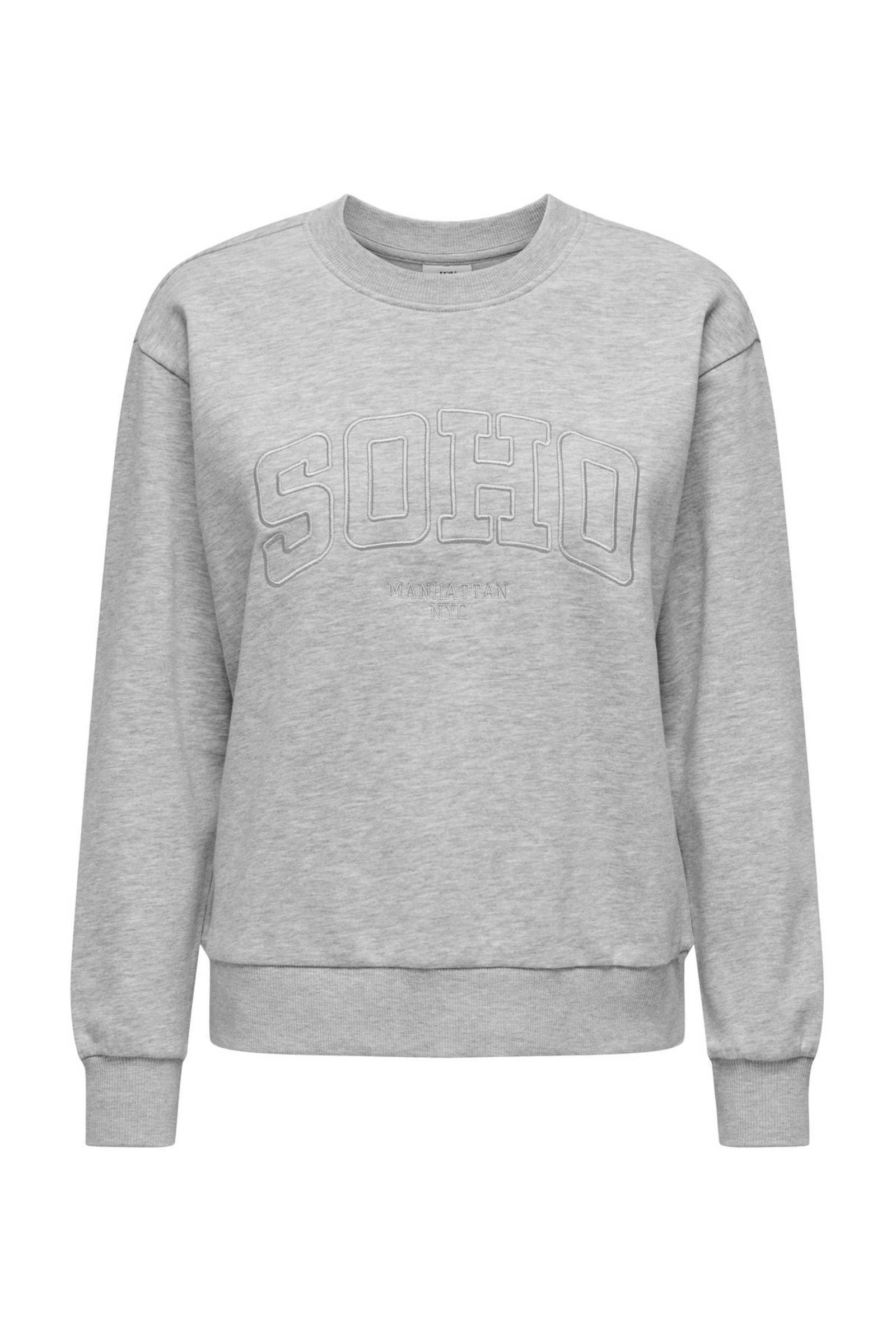 Lichtgrijze sweater dames sale